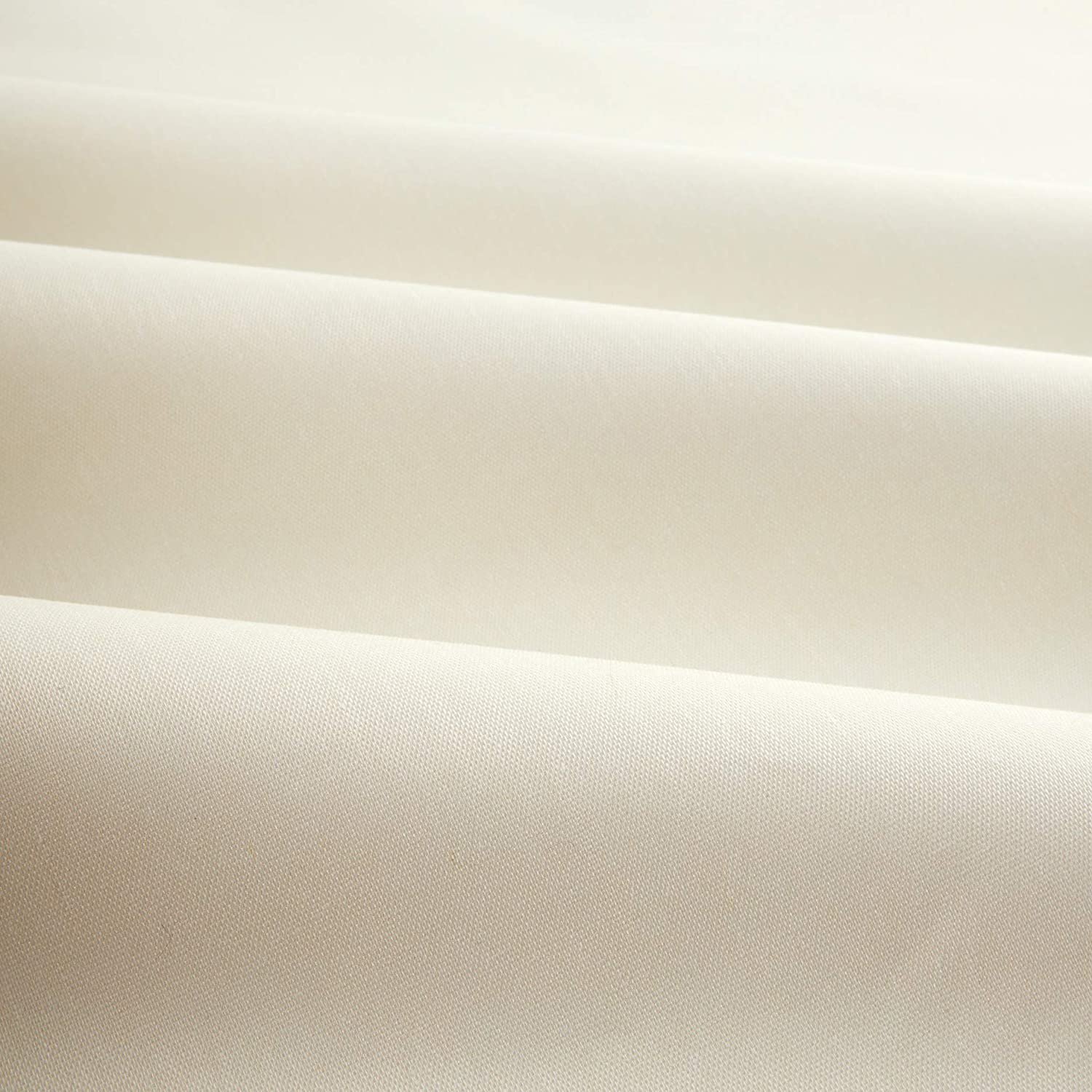 Roc-Lon Ivory Blackout Drapery Lining Fabric, 54 inch, White/Ecru - 3 Yard  Cut